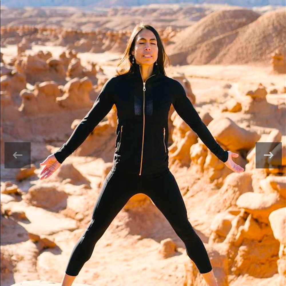 Zyia black awareness all around jacket